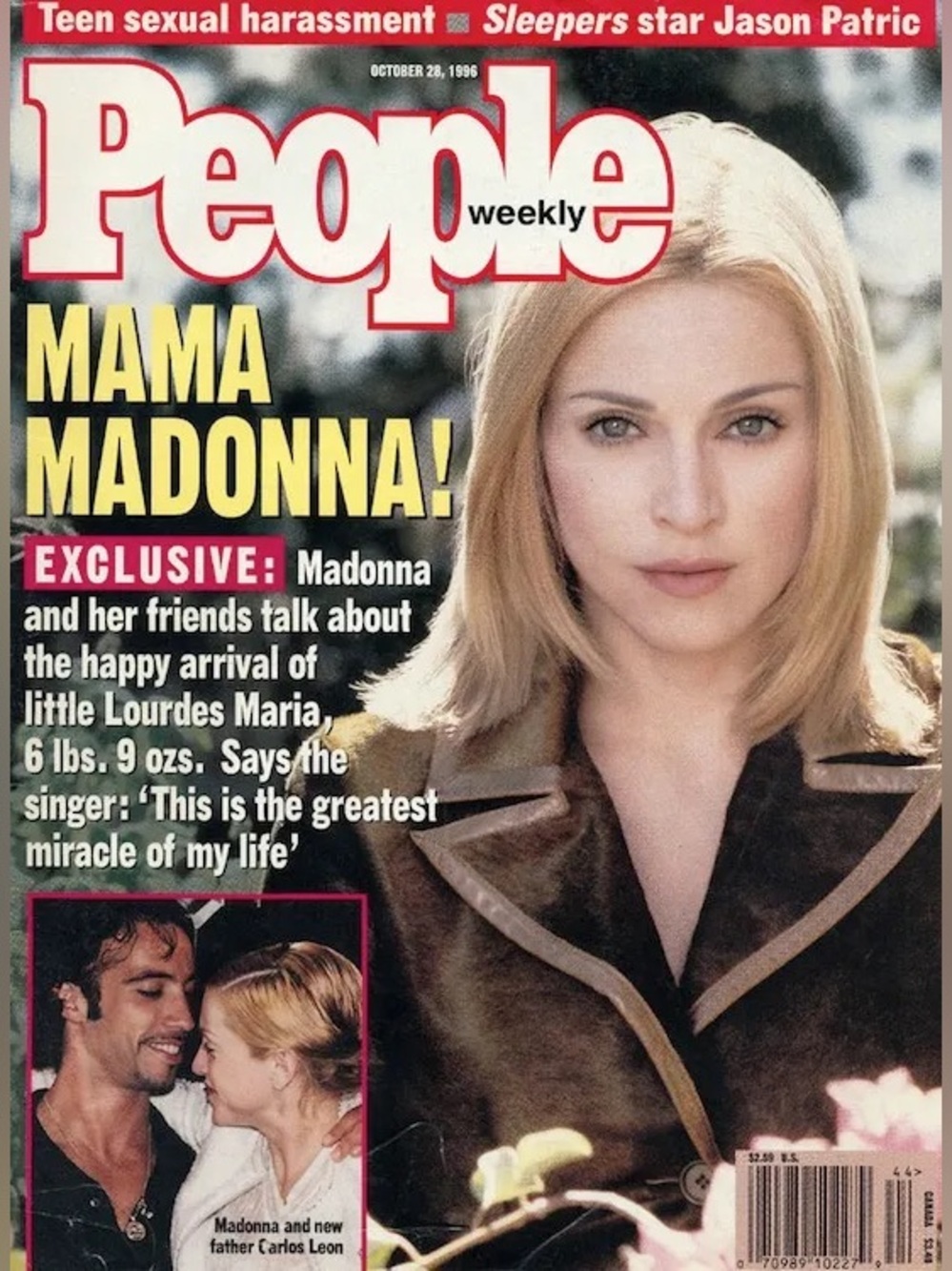 VINTAGE OCTOBER 1996 PEOPLE MAGAZINE - MADONNA